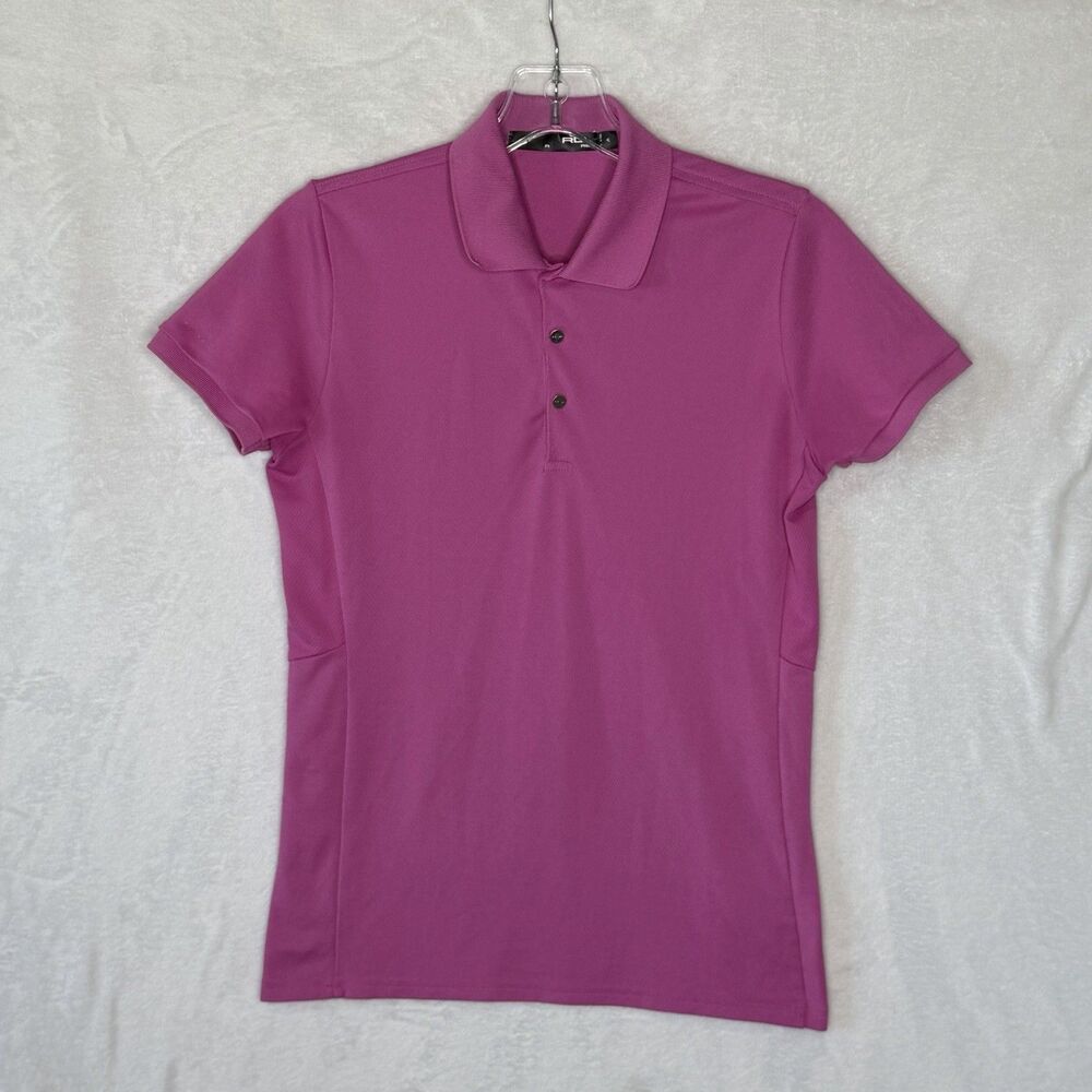 RLX Ralph Lauren Women' Size S Purple Short Sleeve Polo Tennis Golf Pickleball‎
